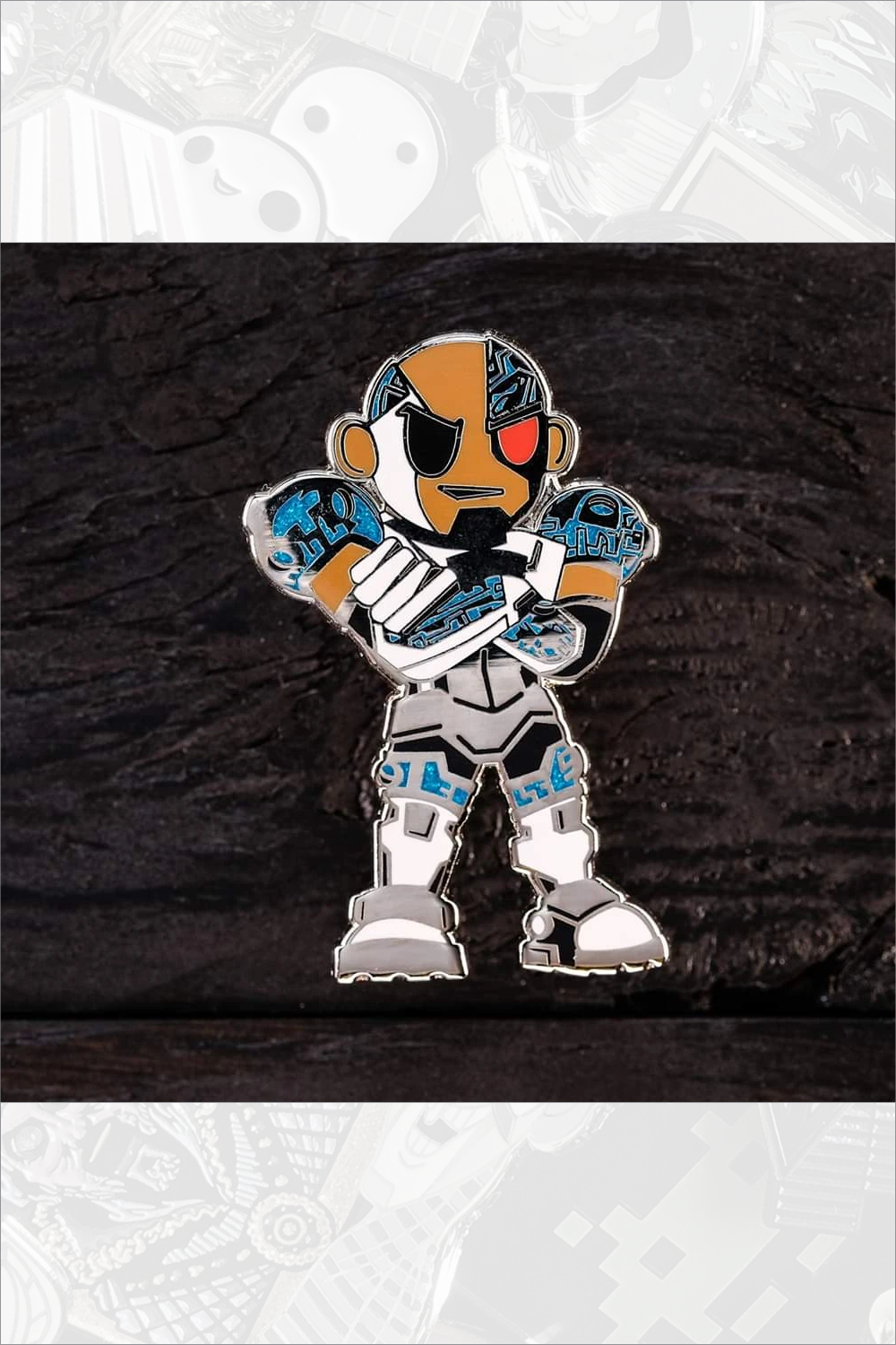 816. Teen Heroes Pin - Robot Boy by Goozee Pins - Hero Complex Gallery